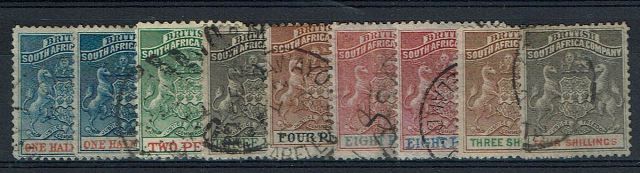Image of Rhodesia SG 18/26 FU British Commonwealth Stamp